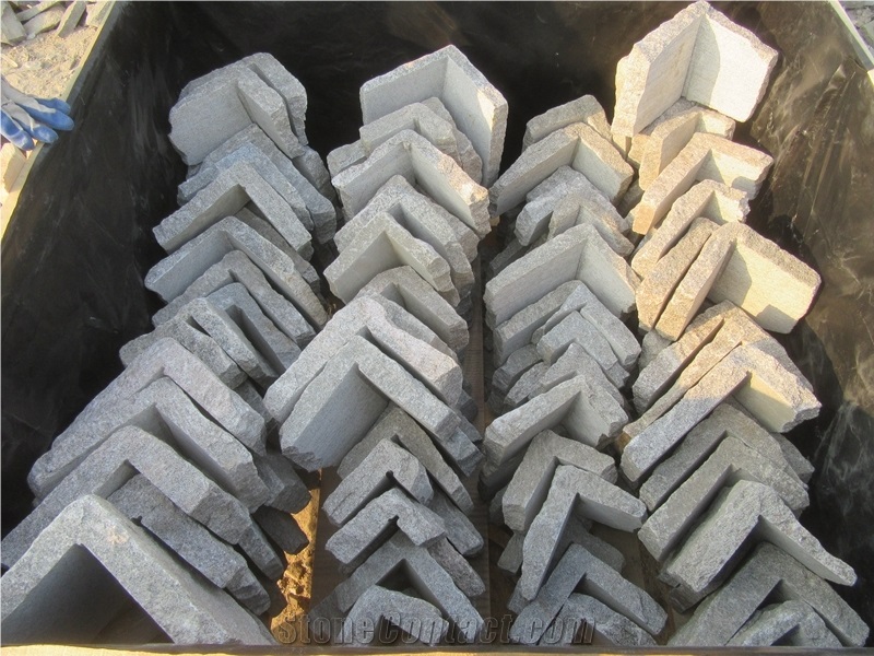White Sandstone Loose Stone Wall Panel and Corner