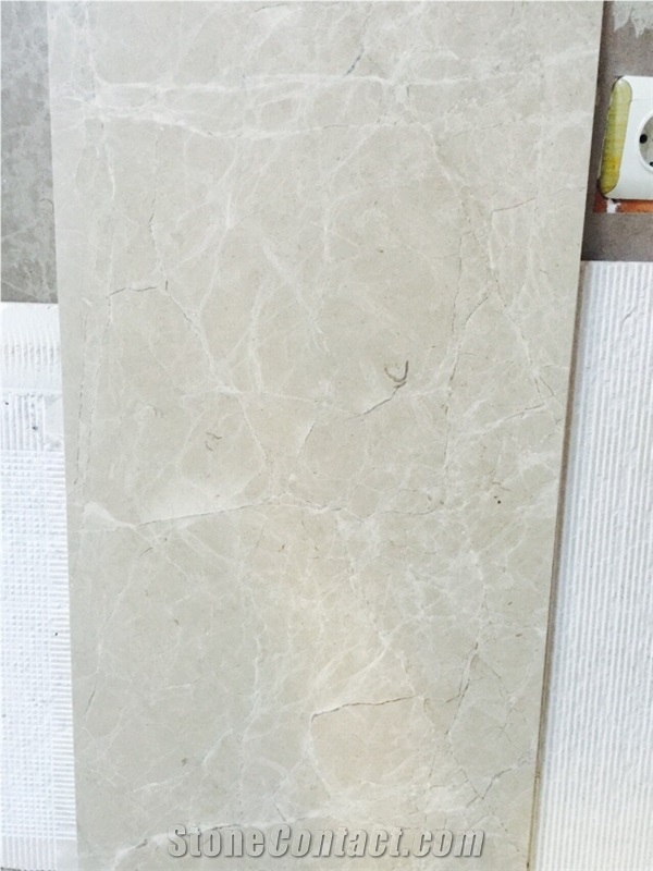 Almond Cream Limestone Honed Tiles,Turkey