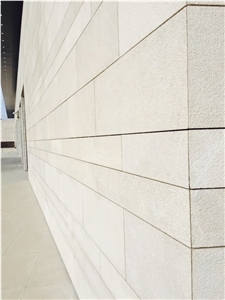 Almond Cream Limestone Sandblasted Tiles Turkey