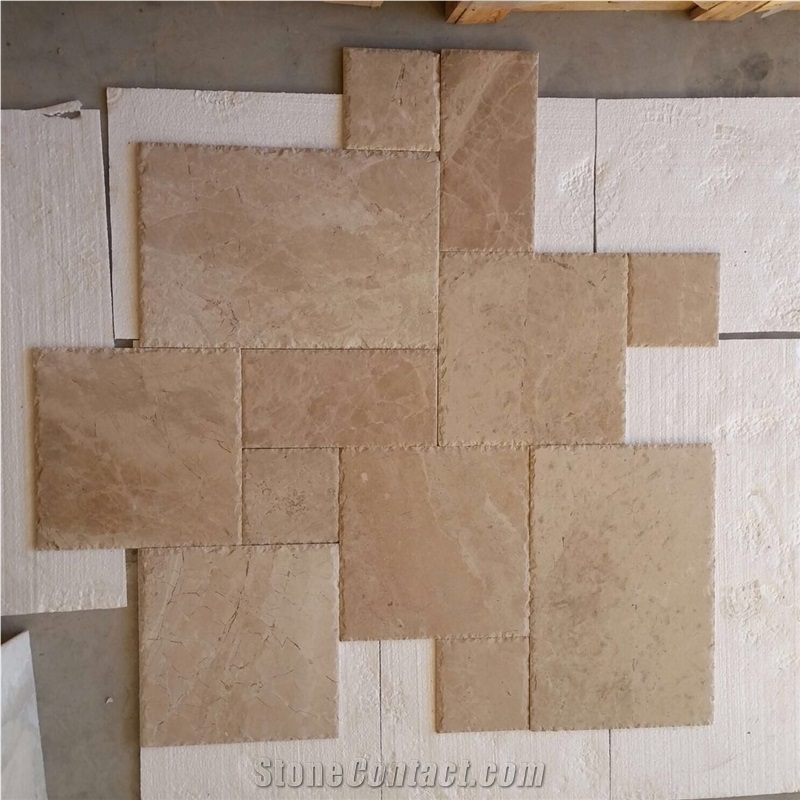 Almond Cream Tumbled Limestone,Turkey