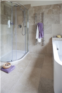Almond Cream Tumbled Limestone,Turkey