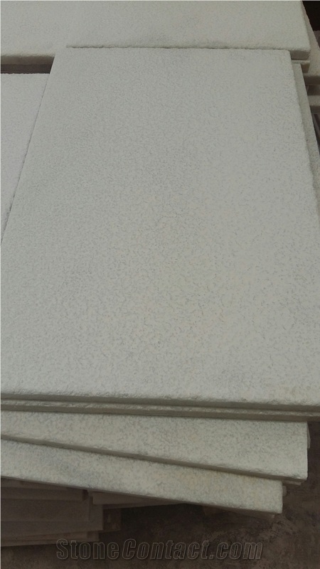 Bianco Ibiza Marble Sandblasted Tiles,Mugla White