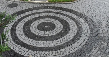 Black Basalt Cube Stone, Turkey Volcanic Pavement