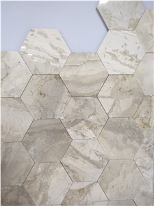 Cathedral Light Grey Polished Limestone Tiles