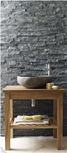 Dark Grey Split Face Mosaic Turkey