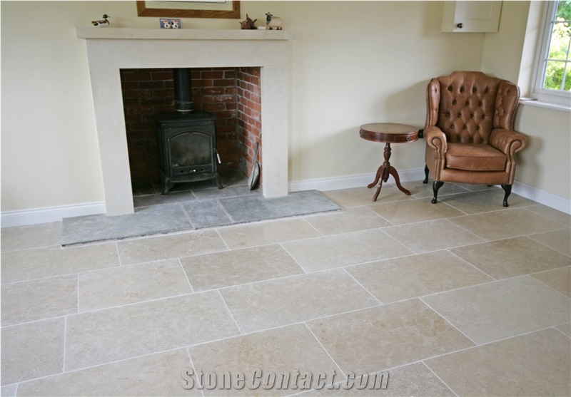 Dijon Limestone Honed Tumbled Tiles,Hamlet Limestone Tiles
