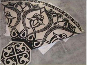 Marble Waterjet Medallion,Cnc Marble Medallion