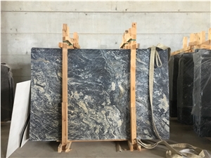 Nero Picasso Marble Slab, Golden Night Marble Slab