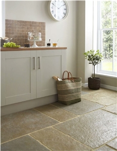 Umbrian Limestone Tiles for Flooring, Walling