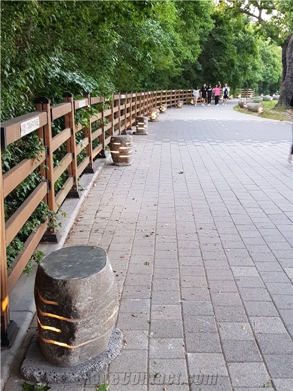 Garden Stool River Stone