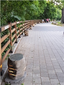 Garden Stool River Stone