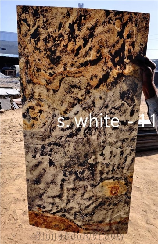Burning Forest Translucent Light Pass Stone Veneer, Thin Stone Veneer