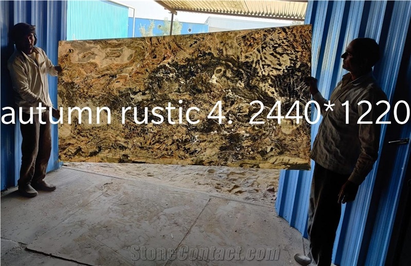 Burning Forest Translucent Light Pass Stone Veneer, Thin Stone Veneer