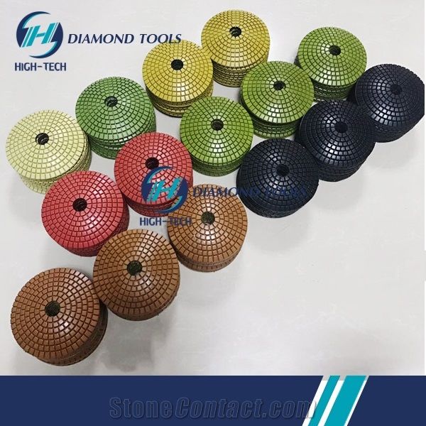 Convex/Concave Bowl Diamond Wet Polishing Pad