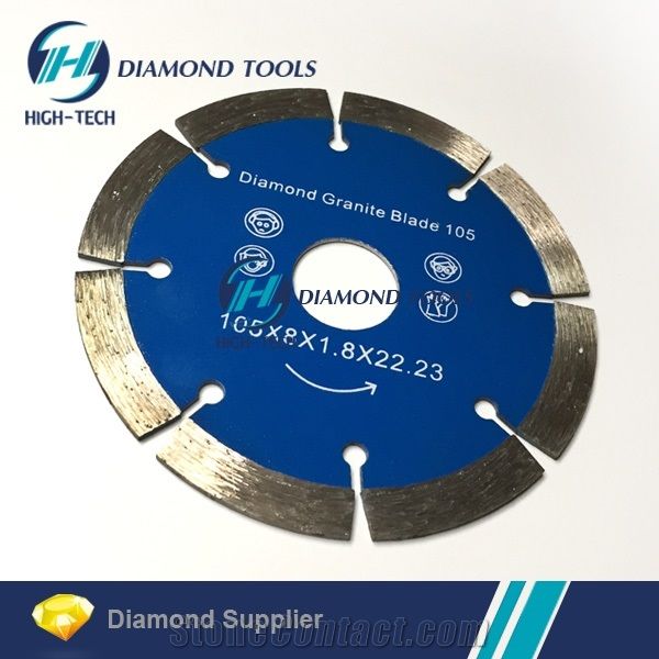 Segmented 4 Inch Diamond Blade Dry Cutting Granite