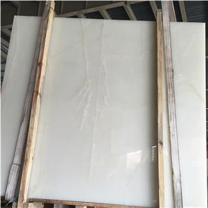 Pure White Onyx Slab,Snow White Onyx Tile Slab