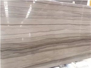 Athen Wooden Grain Marble Slab Interior Decoration