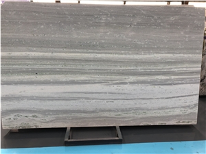 Brazil Grey Wooden Marble Walling Slab&Tiles