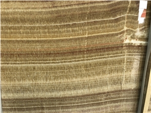 China Honey Onyx Bookmatch Slabs with Backlit