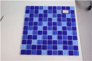 Dark Blue and Light Blue Glass Mosaics Direct Sale