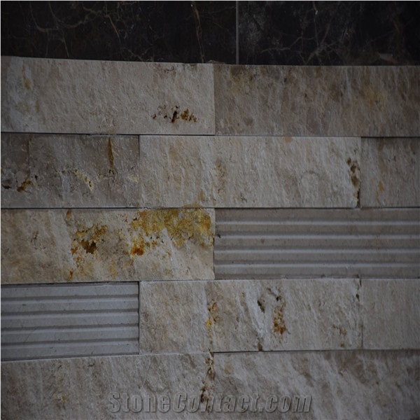 Customized Split Faced Slate Stone Ledger Panel