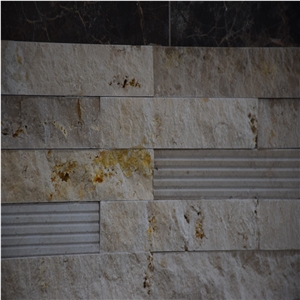 Customized Split Faced Slate Stone Ledger Panel