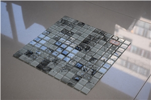 Green and White Colors Glass Mosaics for Sale
