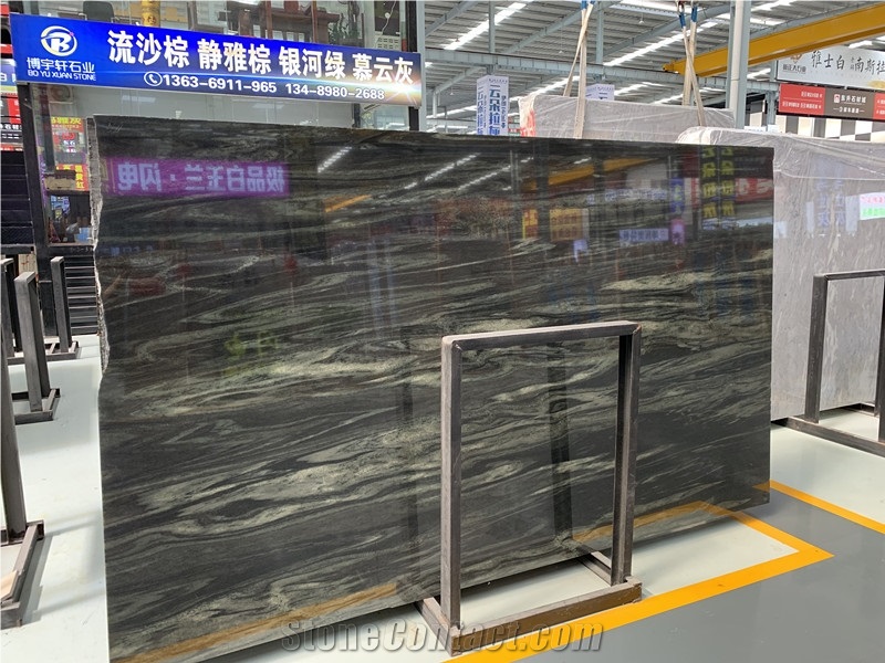 Green Milky Way Marble Slabs Tiles Stone