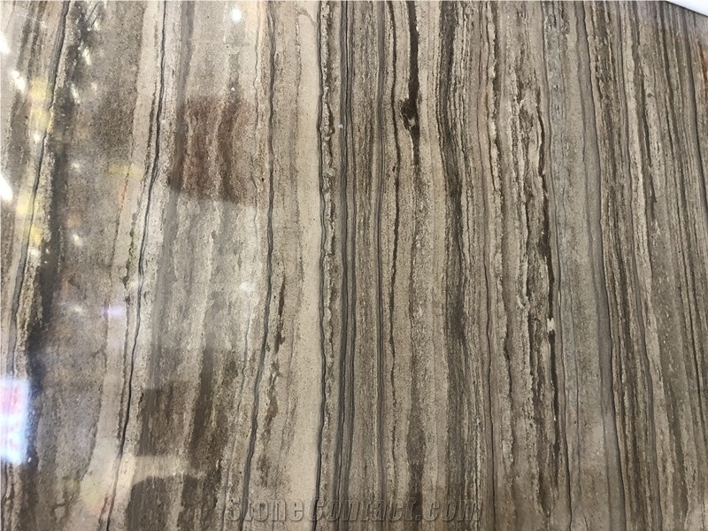 Iran Seattle Gold Marble with Brown Wood-Grain