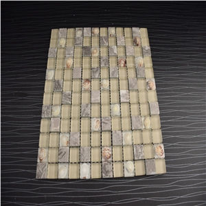 Light Yellow Square Shape 1x1 Glass Mosaics Light Yellow Square Shape 1x1 Glass Mosaics
