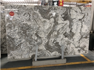 Polished Gray Marble Slabs for Counter Tops Polished Gray Marble Slabs for Counter Tops