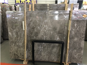 Polished Grey Marble Slab for Wall&Floor Covering
