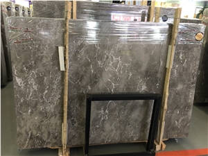 Polished Grey Marble Slab for Wall&Floor Covering