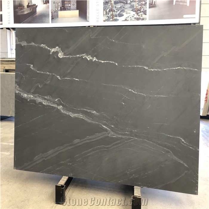 Polished Noir St. Laurent Marble Stone Slabs Tiles