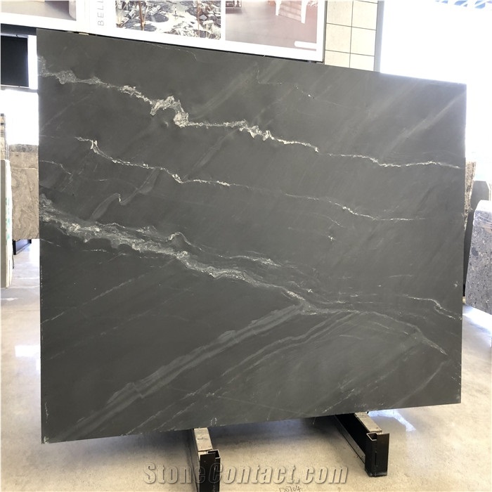 Polished Noir St. Laurent Marble Stone Slabs Tiles