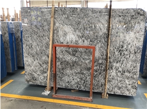 Snow Mountain Silver Fox Grey Marble Slab Price