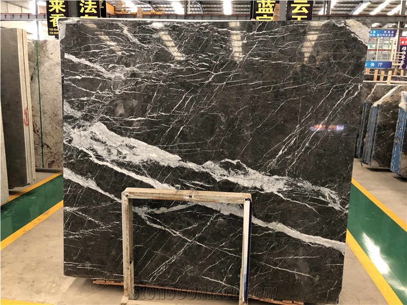 Turkey Black Cherry Marble Slab & Tile