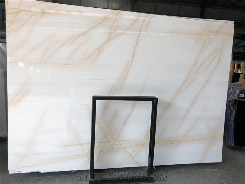 Turkey White Onyx Walling Slab/ Cut to Size Tiles