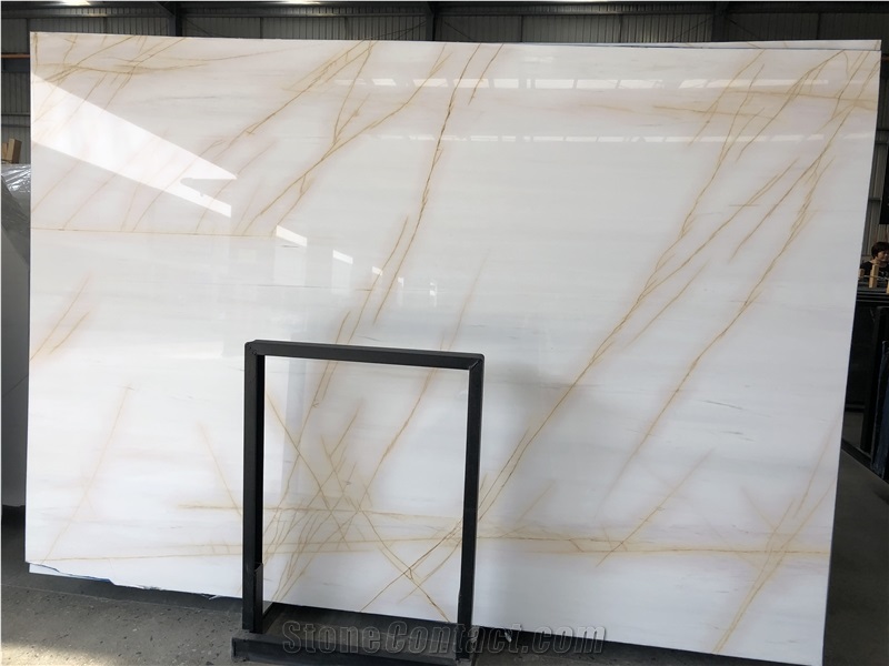 Turkey White Onyx Walling Slab/ Cut to Size Tiles