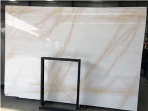 Turkey White Onyx Walling Slab/ Cut to Size Tiles