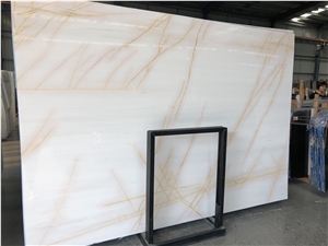 Turkey White Onyx Walling Slab/ Cut to Size Tiles