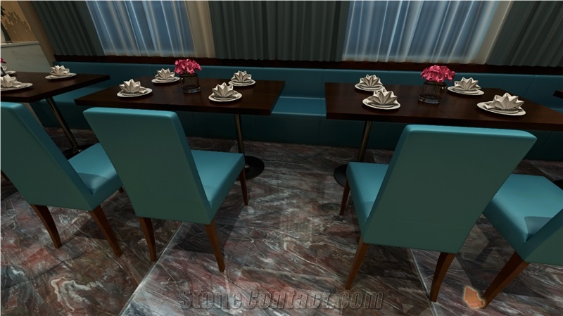 Venice Red Marble Flooring Tiles/Bookmatch Slabs