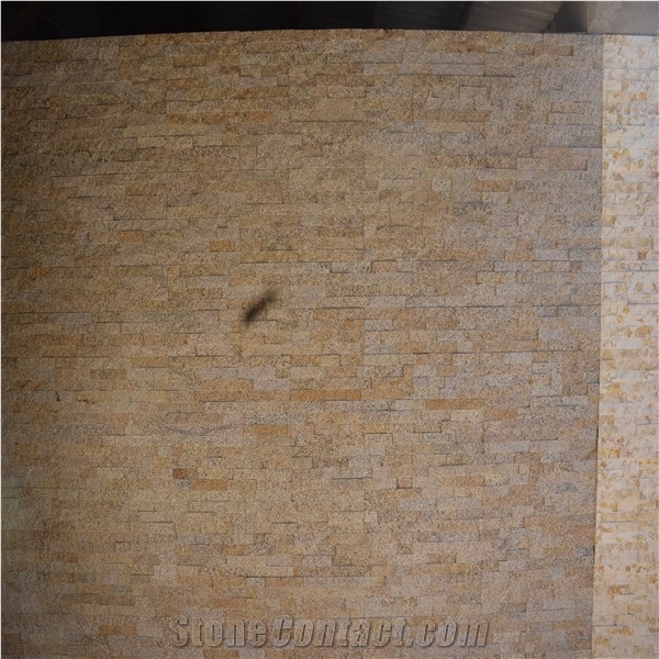 Yellow Brick Split Faced Marble Mosaics for Sale