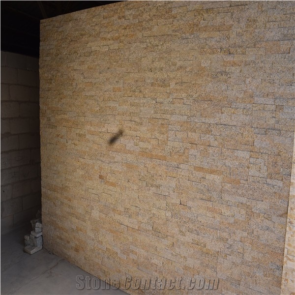 Yellow Brick Split Faced Marble Mosaics for Sale