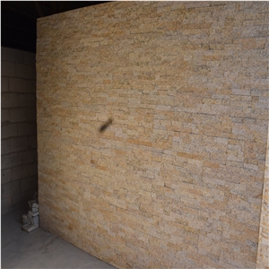 Yellow Brick Split Faced Marble Mosaics for Sale