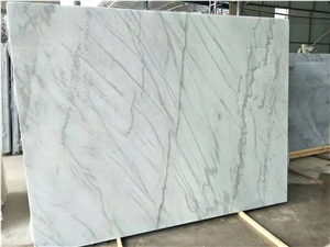 Cheap Guangxi White Marble Popular Slab Tile