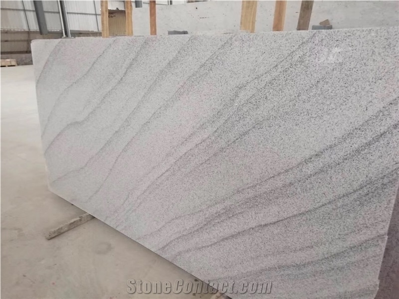 New Design Europe Upright White Granite Tombstone
