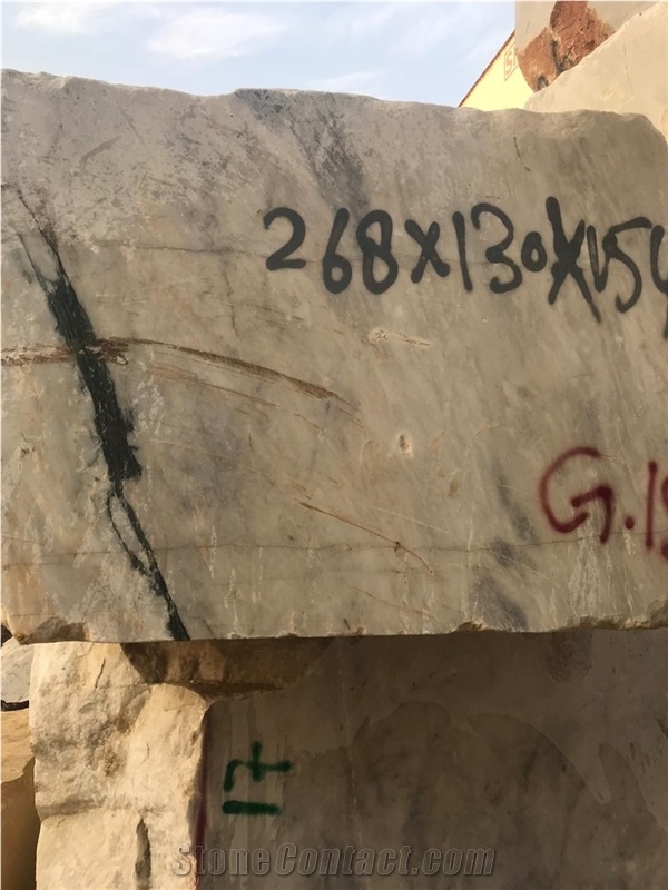 Ziarat White Marble Block, Pakistan White Marble