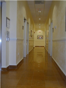 Indus Gold Marble Bathroom Design