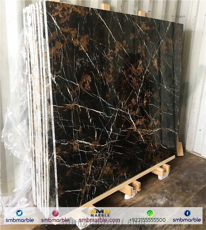 Michelangelo Marble, Pakistani Portoro Marble